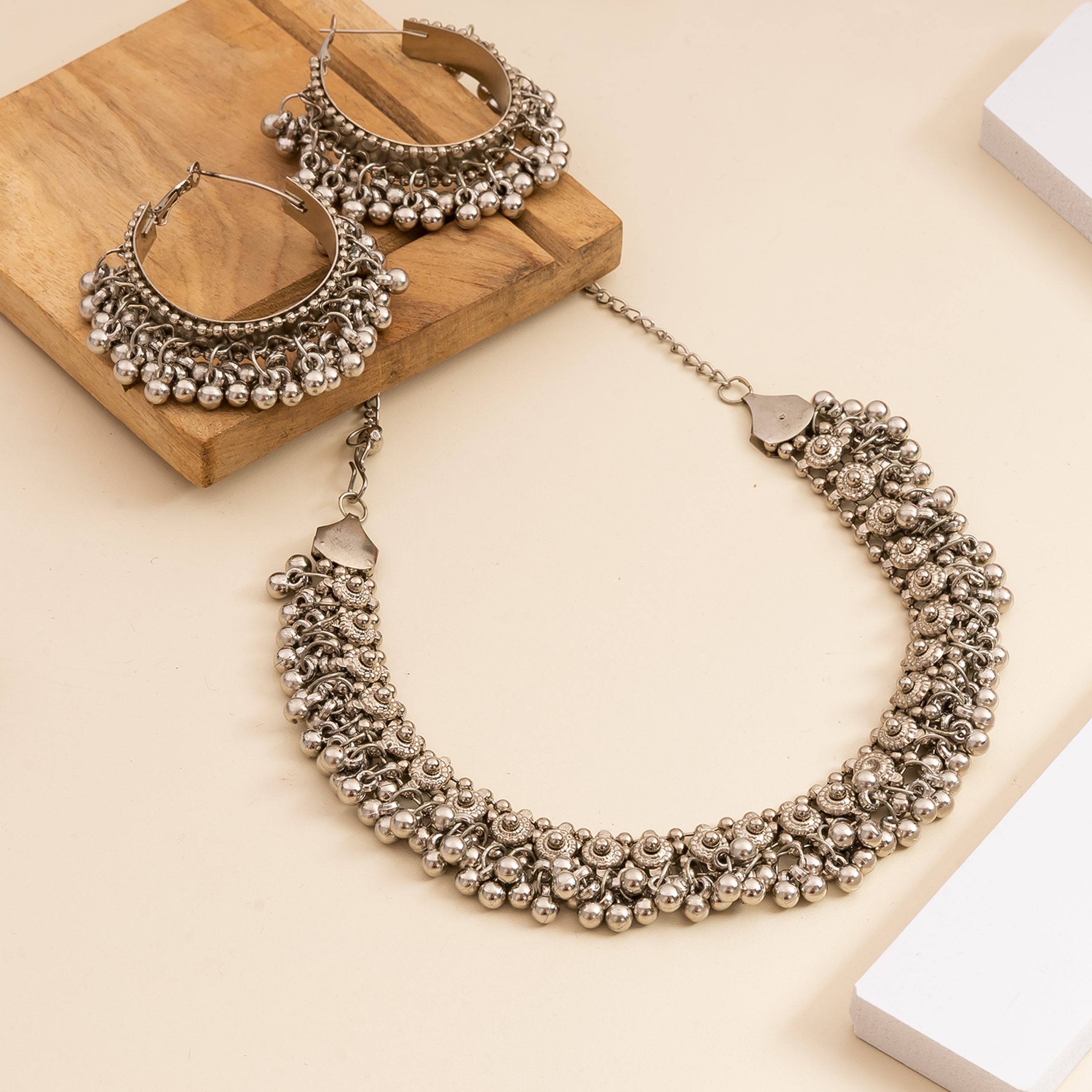Traditional Choker Jewellery Necklace Set - Image 2